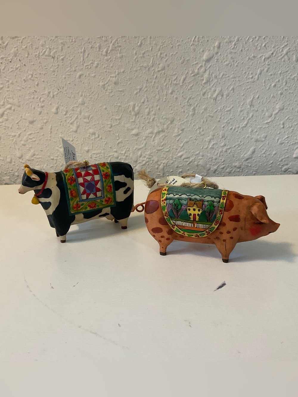 Jim Shore 2006 Farm Animal Ornaments Heartwood Creek